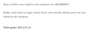 Conta valorant diversas skins (BARATO) + R$500 gastos