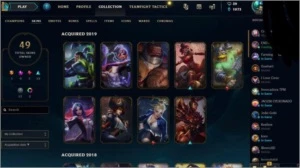 conta de league of legends LOL