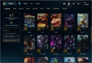 Conta ferro 4 com 3 skins e 31 champs - League of Legends LOL