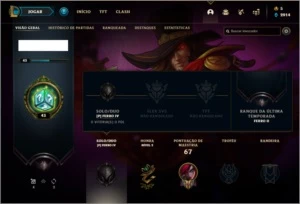 Conta ferro 4 com 3 skins e 31 champs - League of Legends LOL