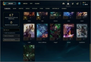 Conta ferro 4 com 3 skins e 31 champs - League of Legends LOL