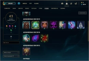 Conta ferro 4 com 3 skins e 31 champs - League of Legends LOL