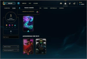 Conta ferro 4 com 3 skins e 31 champs - League of Legends LOL