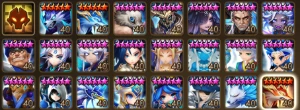 Conta com 3 LDs Kiara, Woonsa e Theonia - Summoners War
