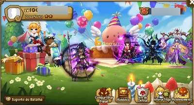 Conta com 3 LDs Kiara, Woonsa e Theonia - Summoners War