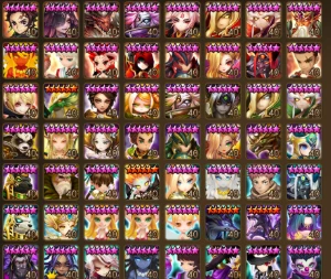 Conta com 3 LDs Kiara, Woonsa e Theonia - Summoners War