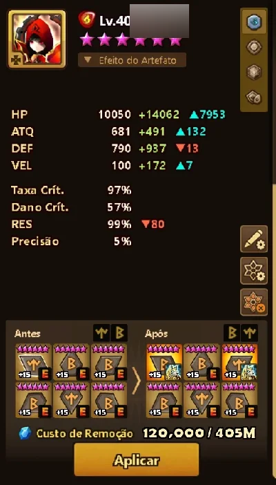 Conta com 3 LDs Kiara, Woonsa e Theonia - Summoners War