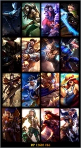 Conta Diamante V Season 7 56 Champions, 16 Skins - League of Legends LOL