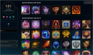 conta league of legends LOL
