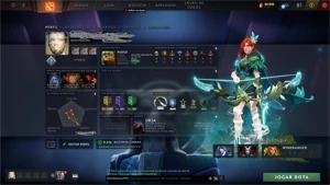 CONTA DOTA 2 COM ARCANAS, PERSONAS, ITENS PRESTIGIOS ETCS