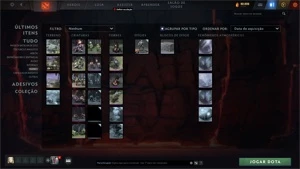 CONTA DOTA 2 COM ARCANAS, PERSONAS, ITENS PRESTIGIOS ETCS