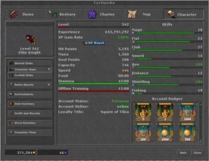 ACC LUTABRA RETRO PVP - EK 340 - Tibia
