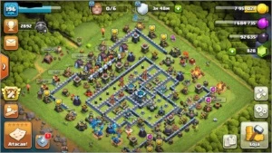 Duas CV 13 Semi-FULL com várias itens - Clash of Clans