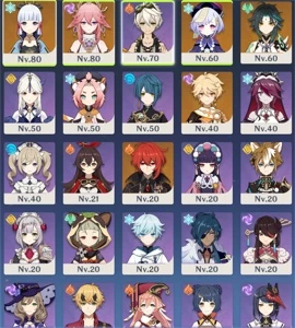 CONTA AR 45 - YAE, AYAKA E XIAO - Genshin Impact