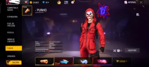 Conta de free fire com mais de 5mil investidos