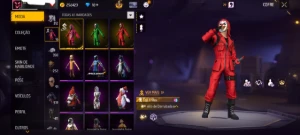 Conta de free fire com mais de 5mil investidos