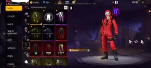 Conta de free fire com mais de 5mil investidos