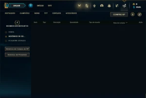 Conta Unranked com 27 Champs e 8 Skins + 1 Fragmento - League of Legends LOL