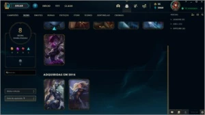 Conta unranked lvl 32 League of legends LOL