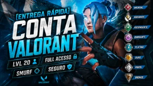 Contas Smurf Unranked De Valorant - Level 20 - Full Acesso!!