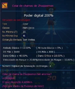 Conta LADMO Zwart D Alter B Digimon Masters Online