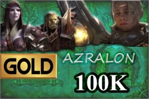 GOLD WOW  100K AZRALON/NEMESIS/GALLYWIX/GOLDRIN/STORMRAGE - Blizzard