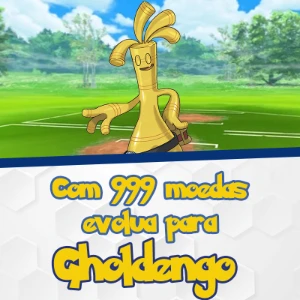 2 (dois) Porta Moedas - Pokémon GO - Gimmighoul / Gholdengo