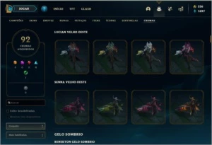 Conta de Lolzin - League of Legends