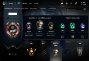 Conta de Lolzin - League of Legends