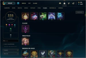Conta de Lolzin - League of Legends