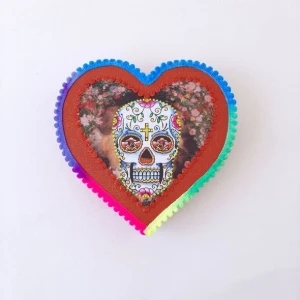 Quadro Box Caveira Mexicana 3 - Artesanato e Personalizados