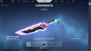 Conta Valorant - Platina 2 com varias skins. 3 FACAS TOPS