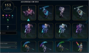 Conta Lol Platina IV 410skins /Urfwarwick/ 86k EA/ All Champ - League of Legends
