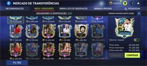Conta FIFA Mobile atualizada Eventos TOTS