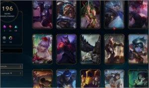 Conta league of legends, desde a season 4 (197 skins) LOL