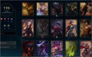 Conta league of legends, desde a season 4 (197 skins) LOL