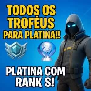 Fortnite - Troféu De Platina (Ps4/Ps5) - Serviços Digitais