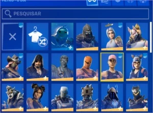 Vendo conta fortnite 73 skins, salve o mundo etc.