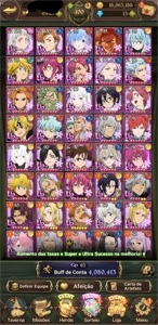 Conta especial seven deadly sins