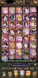Conta especial seven deadly sins
