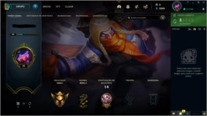 Conta league of legends lvl 35 gold 1 mmr absurdo LOL