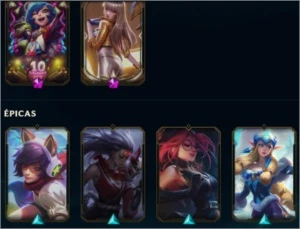 Conta Lol com skin KAISA KDA PRESTIGIO 2018 + ULTIMATES - League of Legends