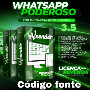 chat bot wasender 3.5.0 melhor do mercado ate 50 mil desparo