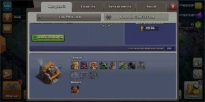 Clash of clans cv10 (recém upado - cv 9 full) barato