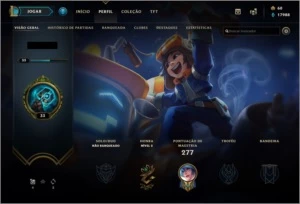 Conta Unranked 88 Skins (Graves Vitorioso, Maokai Vitorioso) - League of Legends LOL