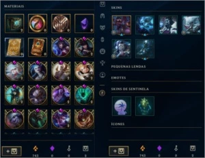 Conta Unranked 88 Skins (Graves Vitorioso, Maokai Vitorioso) - League of Legends LOL