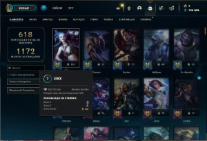 Unranked com TODOS os champs e 164 Skins ( ADC / TOP ) - League of Legends LOL