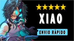GENSHIN IMPACT CONTA COM XIAO 5⭐ AR10 ✨