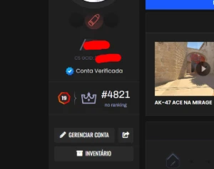 Conta Prime Level 20 Gc Gamers Club Cs2 - Counter Strike