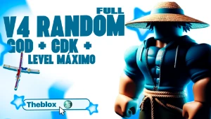 BLOX FRUITS >🎁V4 FULL ALEATÓRIA +⚔️CDK +👊GHM + ✨BRINDES🩵 - Roblox